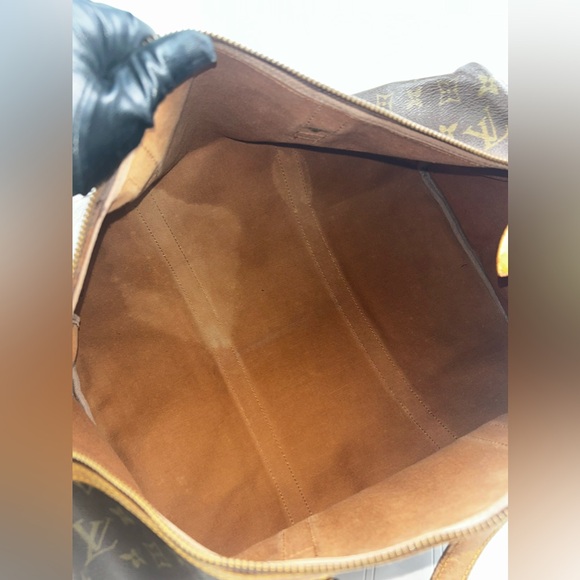 Louis Vuitton Monogram Brown Canvas Keepall Travel Duffle Bag - Picture 11 of 16